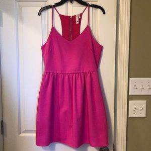 Hot pink cocktail dress